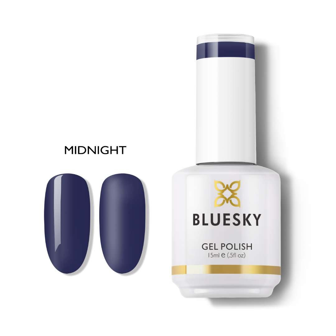Bluesky gel lak MIDNIGHT Bluesky Profesionalni gel lakovi i oprema za